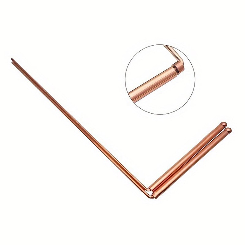 Nagoyuki Dowsing Rods - 99.9% Pure Copper 2PCS Divining Rods