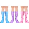PAMAID Kids Soccer Socks 3 Pairs Toddler Knee High Soccer