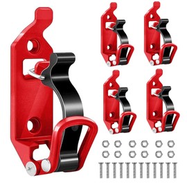 Pack of 4 Shovel Holders for Roof Racks, Roof Rack Accessories, Wall Mounting Brackets, Clamp Mounting Kit, for Offroad Roof Rack, Spade Holder, Axe Holder, Broom Holder, Wall, Garden Tool Holder