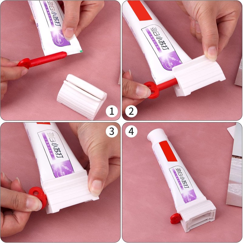 Bujingyun 3 x Toothpaste Squeezers, Mixed Colour