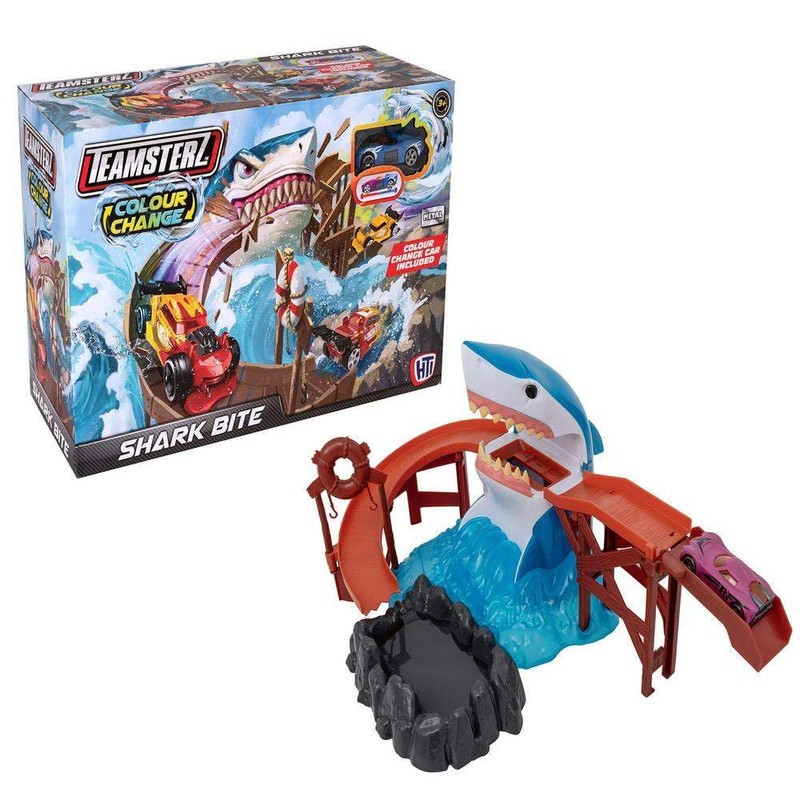 Grandi Giochi - Teamsterz Shark Bite Racetrack with Colour Changing