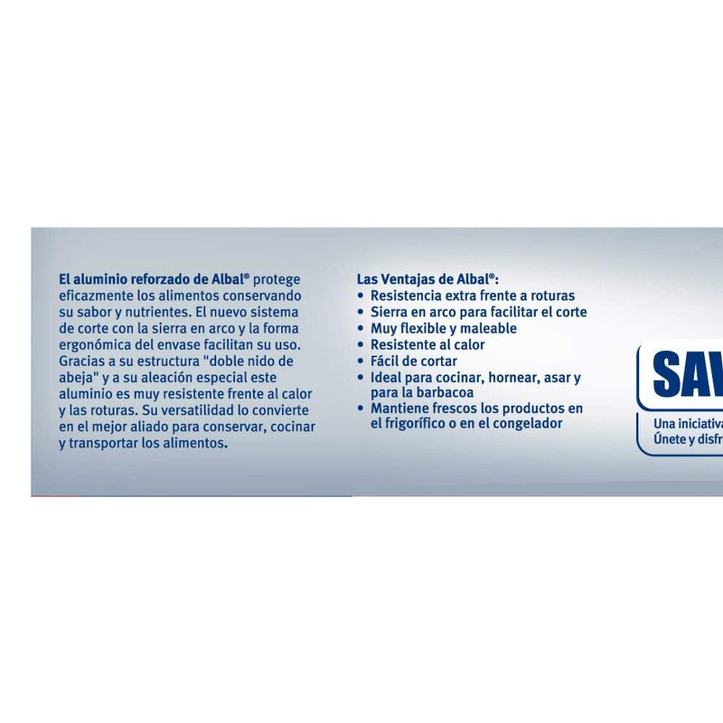 Albal 50m Extra Heavy Duty Easy Cut Aluminium Foil