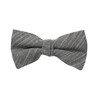 Chef Works Unisex Crosshatch Bow Tie, Black Steel Grey, One