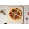 13.2" x 13.2" x 0.4" Square Cordierite Pizza Baking Stone