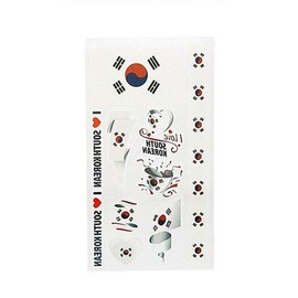 Altipia Korean flag tattoo sticker, sports cheering water tattoo sticker / 태극기 타투 스티커 스포츠 경기 응원 물타투 스티커
