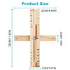 Sauna Hourglass Sand Timer 20 Minute: Rotating Wood Orange Clock,Sand