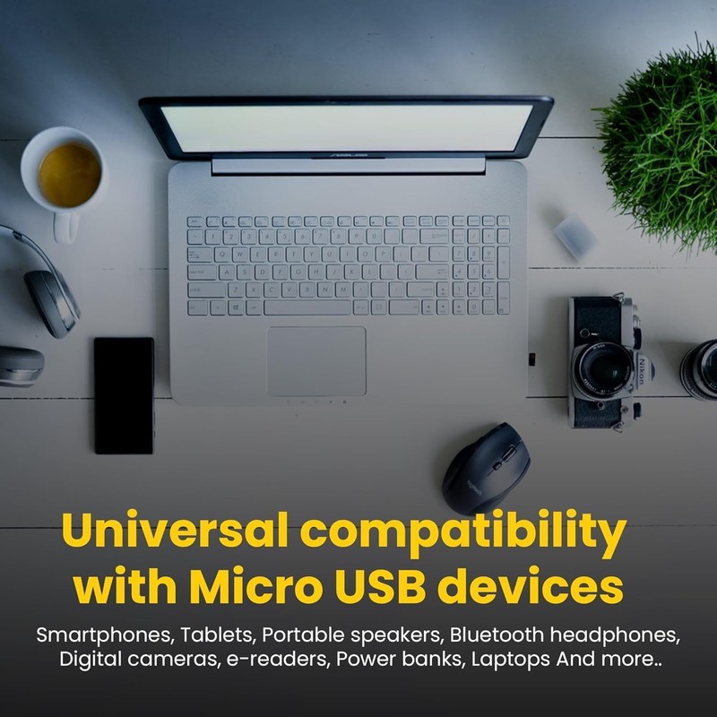 VOLT+ Professional Quick 2.0 Charge MicroUSB Compatible with BLU Studio