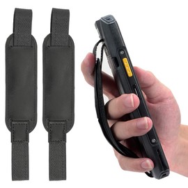 Twin Pack: Hand Strap for Zebra TC21 TC26 TC53 TC58 TC73 TC78 Mobile Computer Scanner - Adjustable on Both Ends - Finger Palm Harness Grip (2 Units)