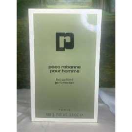 PACO RABANNE POUR HOMME 100G PERFUMED TALC (NEW WITH BOX)