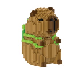 ADYEKSD Animal Blocks Micro Building Blocks Puzzle Cute Capybara Bricks Mini 3D Model Blocks Set DIY Learning Toy Gift for Children Adults 1606 Pieces