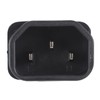 2Pcs IEC320 C14 to IEC320 C21 Power Adapter IEC320 C14