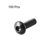 TA-VIGOR 100Pcs M3 x 10mm Alloy Steel Button Head Hex