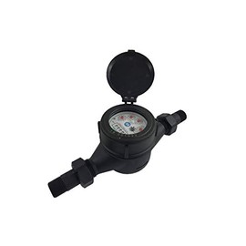 DAE MJP-75 Lead Free Potable Plastic Water Meter, 3/4" NPT Couplings, Gallon