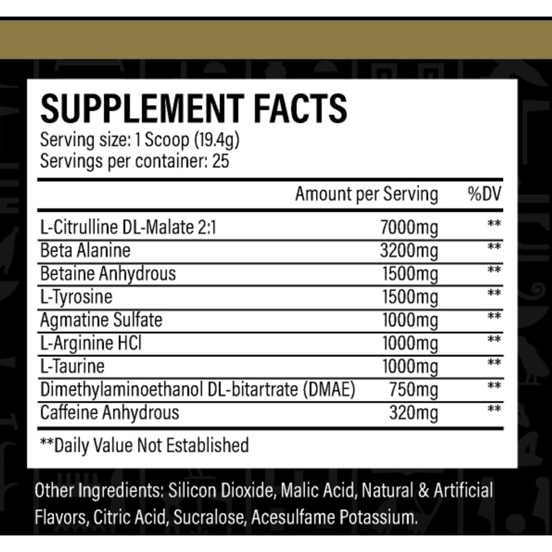 Desired Pre Workout - Energy, Endurance, Focus, Pump and Strength