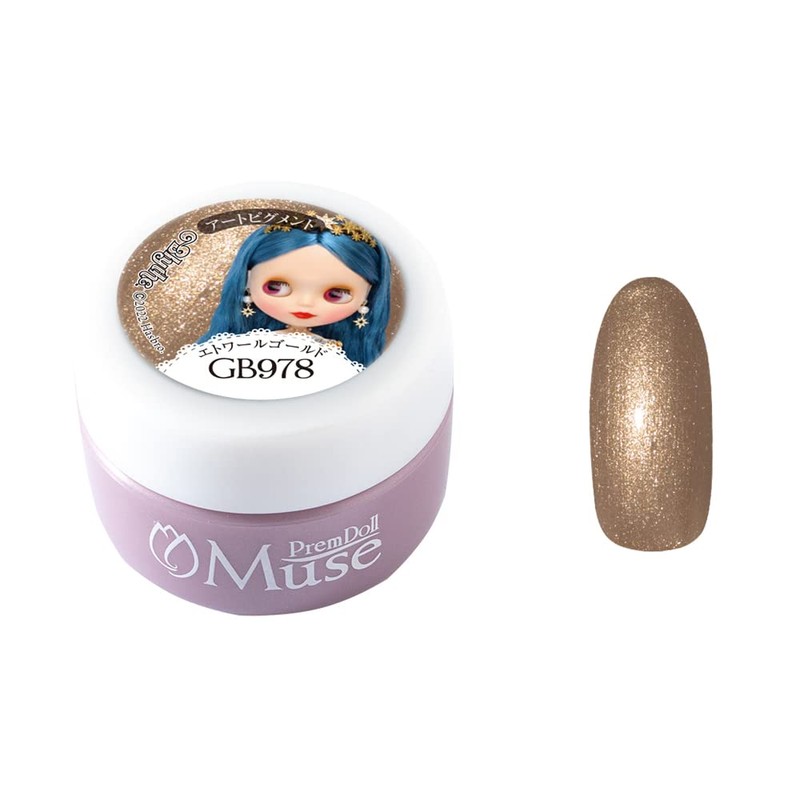 PRE GEL PremDoll Muse Color Gel, Etoile Gold 978, 0.1