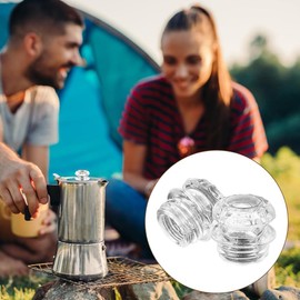 Byttlerom 2pcs Percolator Glass Top Replacement,Percolator Coffee Pot Top Replacement Glass Knob Top Coffee Pot Filters Top