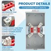 Relaxweex 200a, 5 Jaw Meter Base Meter Socket, 600v 1