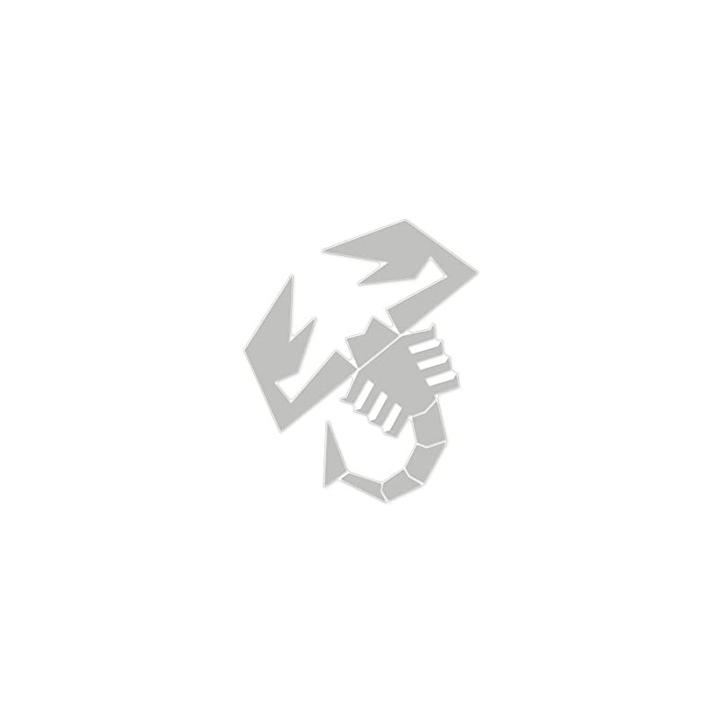 Supershaped Die-cut Sticker Scorpion, Silver, 240 mm