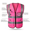 AKEIVN Hi Vis Vests for Women Men High Visibility Reflective