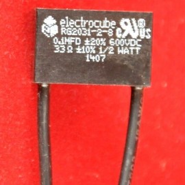 Electrocube RG2031-2-8 RC network Arc Suppressor 33 Ohm 1/2 Watt 0.1 MFD USA