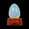 Justinstones Synthetic Opalite Moonstone Glass 30mm Egg Shaped Crystal Healing