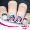 Whats Up Nails - Rose Petals Nail Stencils Stickers Vinyls