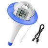BALDR Dual-Screen Pool Thermometer with Ultra-Bright Display | Rechargeable Floating