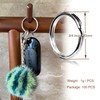 Key Rings, 3/4" 20mm Split Round Metal Silver Keyring for