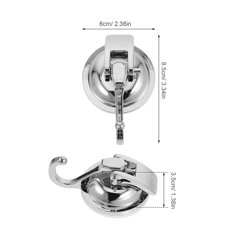 NUOLUX Suction Cup Hook, Strong Suction Cup Wall Hook, Vacuum,