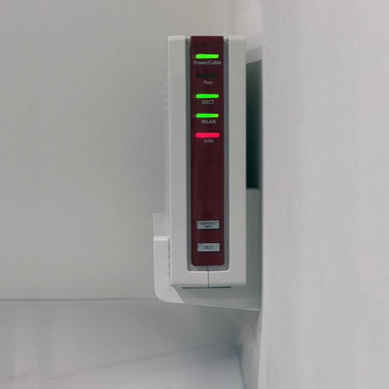 FritzBox 6690 Cable Wall Mount for AVM Fritz Box Cable