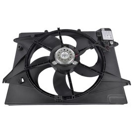 Bario Radiator Cooling Fan Assembly W/Control Module Replacement for 2018 2019 Hyundai Sonata Limited, SE, SEL, Sport 2.4L L4 - Gas # 25380C2500 412451A-6787