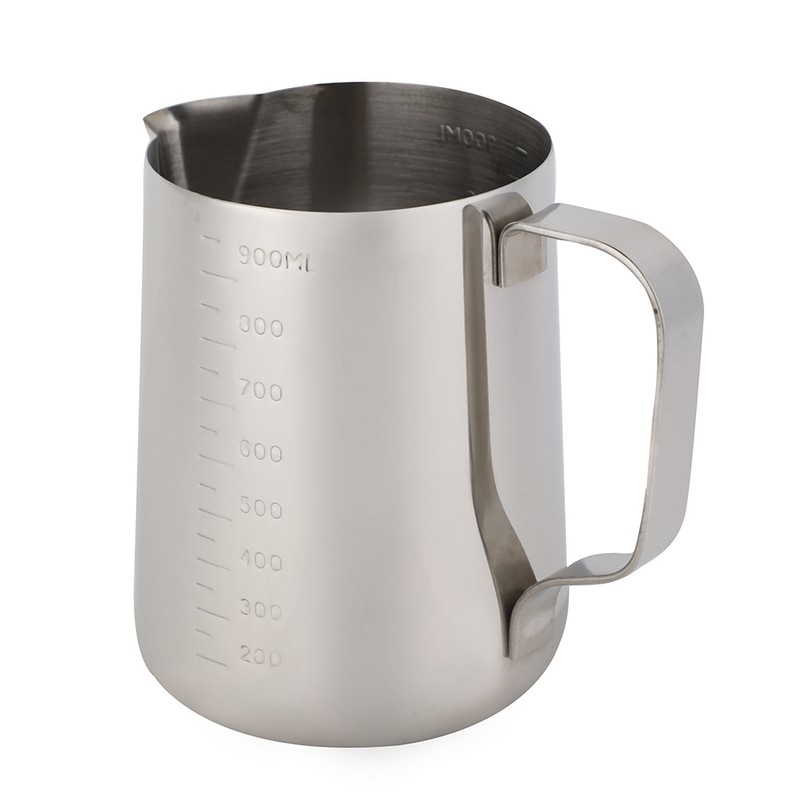 Stainless Steel Measuring Cup Coffee Jug Milk Frothing Pot Espresso