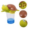 CAXUSD 1pc Cartoon Turtle Pool Dispenser Floater Accessory for Water