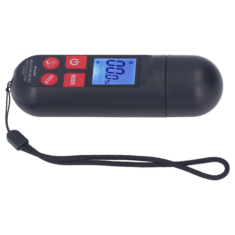 MY60M Moisture Meter LCD Screen Display Moisture Detector for Wood