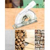 QWORK Cutting Dust Shroud for Angle Grinder 4-1/2" to 5",