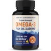 Omega-3 Fish Oil Supplement 3600 mg | EPA & DHA