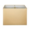 Royal Designs, Inc. HB-613-18AGL Rectangle Hardback Lamp Shade, (8 x