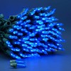SWEET SHINE 200 Count Blue LED Christmas Lights, 66 ft