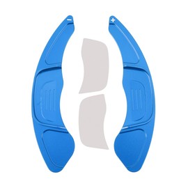 Artudatech Steering Wheel Paddle Shifter Extension For V-W Golf 7 T-ROC Aluminium Blue