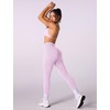 ABOCIW Pink Workout Sets for Women 2 Piece Seamless Scrunch