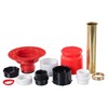 OS&B ITD 365-2-In-1 Piece ABS + PVC Island Tub Drain