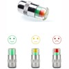 ANCLLO 4Pcs Car Tire Pressure Monitor Valve Stem Caps Sensor
