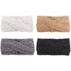 DRESHOW 4 Pack Knitted Hairband Crochet Turban Headband for Women