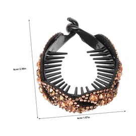 BIUDECO Ergonomic Hair Clip Ponytail Holder Easy to Use Hair Accessory for Women