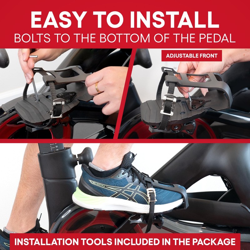 Peloton in Sneakers - Dual Function Toe Cages for Peloton