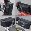 Bicycle Pannier Rack Bag, Bicycle Rear Bag with Reflective Strips