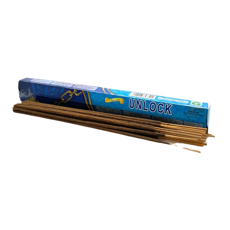 Govinda Incense - Unlock - 120 Incense Sticks, Masala Coated