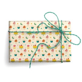 Kartos Patisserie Wrapping Paper, Folded, Inches