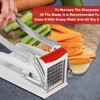 French Fry Cutter, Potato Slicer with 25 & 49 Holes