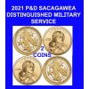 2021 P&D Sacagawea Native American Distinguished Military Service Dollar (2)